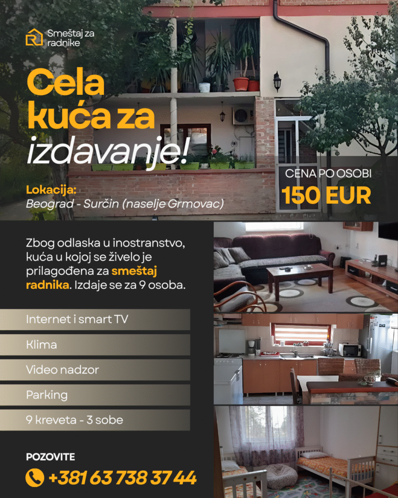 Smeštaj za radnike svet gradjevine